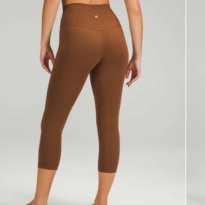 Lululemon Align Leggings 21” Roasted Brown Size 10